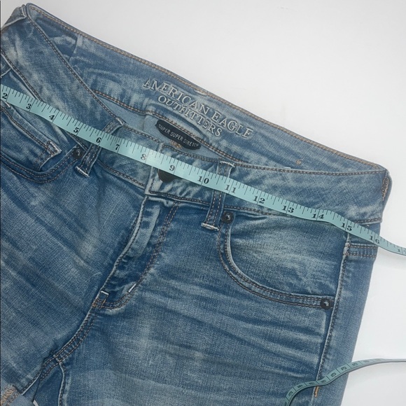 American Eagle Light Blue Denim Shorts - Picture 5 of 6
